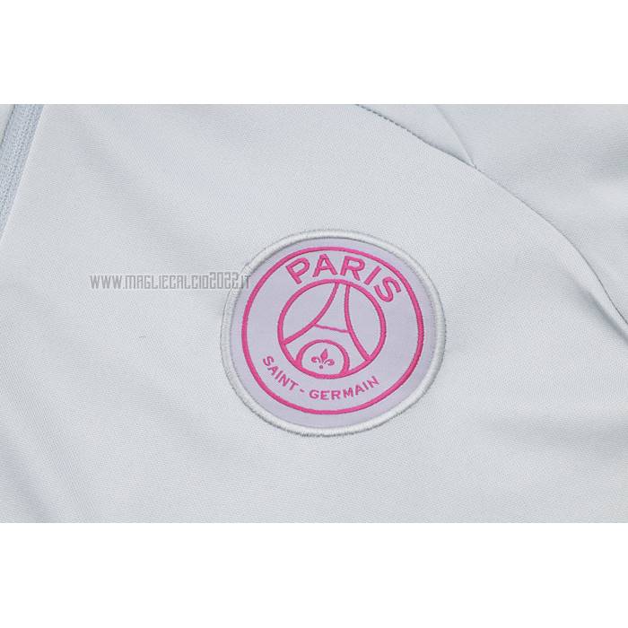 Tuta da Track de Felpa del Paris Saint-Germain Bambino 2023-2024 Grigio